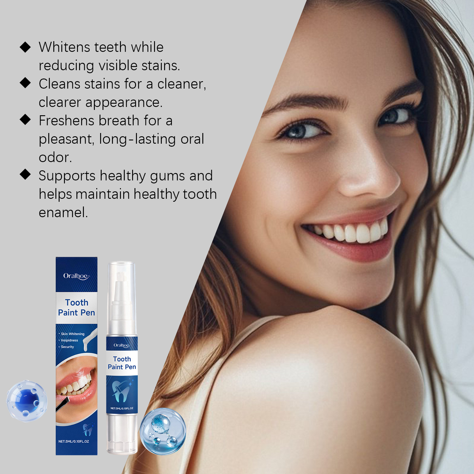 ORALHOE Teeth Whiten Pen Fresh - Teeth Whitening Pens 评论和价格